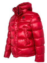 Carica l&#39;immagine nel visualizzatore di Gallery, GIUBBINO UOMO ROSSO CON CAPPUCCIO

