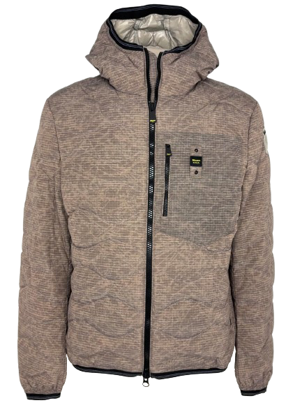 GIUBBINO UOMO MARRONE CON CAPPUCCIO