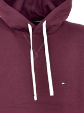 Carica l&#39;immagine nel visualizzatore di Gallery, FELPA UOMO BORDEAUX CON CAPPUCCIO
