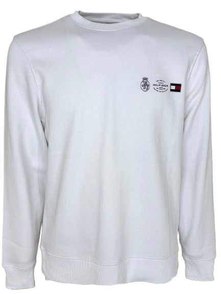 MAGLIA UOMO BIANCA CON LOGO FRONTALE