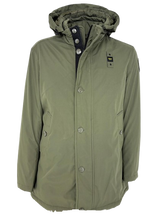 Carica l&#39;immagine nel visualizzatore di Gallery, GIUBBINO UOMO VERDE LUNGO
