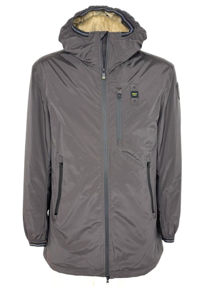 GIUBBINO UOMO GRIGIO LUNGO
