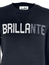 Carica l'immagine nel visualizzatore di Gallery, PULLOVER DONNA NERO BRILLANTE
