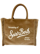 Carica l&#39;immagine nel visualizzatore di Gallery, BORSETTA IN VELLUTO MARRONE
