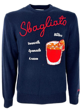 Carica l&#39;immagine nel visualizzatore di Gallery, PULLOVER UOMO BLU SBAGLIATO
