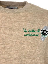 Carica l&#39;immagine nel visualizzatore di Gallery, PULLOVER UOMO BEIGE VA TUTTO AL CONTRARIO

