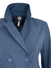 Carica l'immagine nel visualizzatore di Gallery, TRENCH DONNA BLU SCURO DOPPIOPETTO
