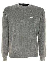 Carica l'immagine nel visualizzatore di Gallery, PULLOVER UOMO GRIGIO GIROCOLLO
