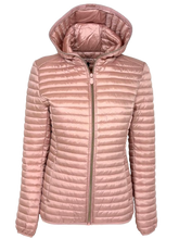 Carica l'immagine nel visualizzatore di Gallery, GIUBBINO DONNA ROSA CON CAPPUCCIO
