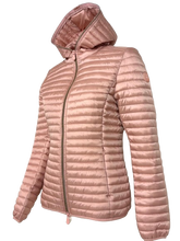 Carica l'immagine nel visualizzatore di Gallery, GIUBBINO DONNA ROSA CON CAPPUCCIO
