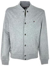 Carica l'immagine nel visualizzatore di Gallery, FELPA UOMO GRIGIA CON BOTTONI
