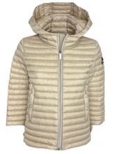Carica l'immagine nel visualizzatore di Gallery, GIUBBINO DONNA BEIGE CON CAPPUCCIO

