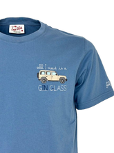 Carica l'immagine nel visualizzatore di Gallery, T-SHIRT UOMO AZZURRA GIN CLASS
