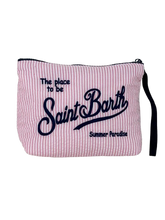 Carica l'immagine nel visualizzatore di Gallery, POCHETTE ROSA A RIGHE
