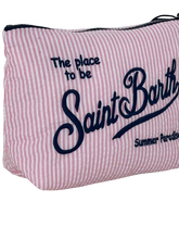 Carica l'immagine nel visualizzatore di Gallery, POCHETTE ROSA A RIGHE
