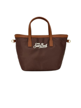 Carica l'immagine nel visualizzatore di Gallery, BORSA MINI MARRONE IN NYLON
