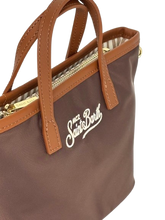 Carica l'immagine nel visualizzatore di Gallery, BORSA MINI MARRONE IN NYLON
