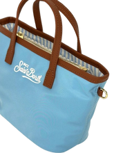 Carica l'immagine nel visualizzatore di Gallery, BORSA MINI AZZURRA IN NYLON
