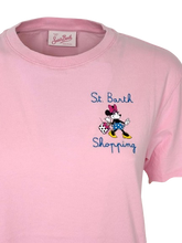Carica l'immagine nel visualizzatore di Gallery, T-SHIRT DONNA ROSA SHOPPING
