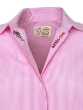 Carica l'immagine nel visualizzatore di Gallery, CAMICIA DONNA ROSA A RIGHE
