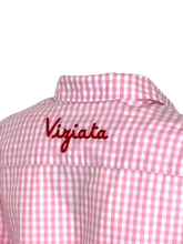 Carica l'immagine nel visualizzatore di Gallery, CAMICIA DONNA ROSA A QUADRETTI
