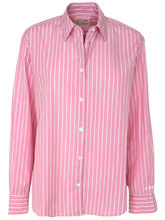 Carica l'immagine nel visualizzatore di Gallery, CAMICIA DONNA ROSA A RIGHE
