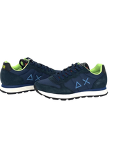 Carica l'immagine nel visualizzatore di Gallery, SNEAKERS UOMO BLU Z46102 TOM FLUO
