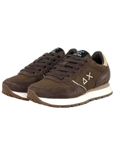 Carica l'immagine nel visualizzatore di Gallery, SNEAKERS MARRONE Z46202 ALLY SILVER GOLD

