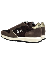 Carica l'immagine nel visualizzatore di Gallery, SNEAKERS DONNA MARRONI Z46204 ALLY GLITTER TEXTILE
