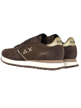 Carica l'immagine nel visualizzatore di Gallery, SNEAKERS MARRONE Z46202 ALLY SILVER GOLD
