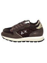 Carica l'immagine nel visualizzatore di Gallery, SNEAKERS DONNA MARRONI Z46204 ALLY GLITTER TEXTILE

