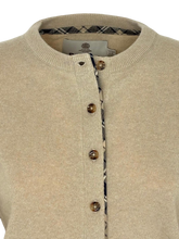 Carica l'immagine nel visualizzatore di Gallery, CARDIGAN DONNA BEIGE MISTO LANA
