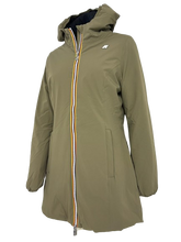 Carica l'immagine nel visualizzatore di Gallery, GIUBBINO DONNA VERDE MILITARE LUNGO
