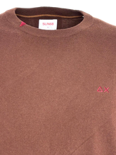 Carica l'immagine nel visualizzatore di Gallery, PULLOVER UOMO MARRONE MISTO LANA
