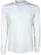 MAGLIA UOMO MANICHE LUNGHE BIANCA 100% COTONE