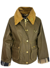 Carica l'immagine nel visualizzatore di Gallery, GIACCA IMPERMEABILE DONNA VERDE MILITARE
