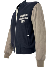 Carica l'immagine nel visualizzatore di Gallery, GIUBBINO BOMBER UOMO BLU/BEIGE
