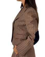 Carica l'immagine nel visualizzatore di Gallery, GIACCA DONNA FANTASIA CHECK 100% LANA
