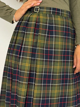 Carica l'immagine nel visualizzatore di Gallery, GONNA DONNA VERDE MILITARE FANTASIA TARTAN
