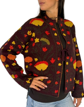 Carica l'immagine nel visualizzatore di Gallery, CARDIGAN JACQUARD DONNA MULTICOLOR
