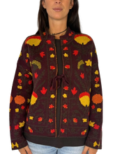 Carica l'immagine nel visualizzatore di Gallery, CARDIGAN JACQUARD DONNA MULTICOLOR
