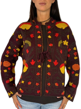 Carica l'immagine nel visualizzatore di Gallery, CARDIGAN JACQUARD DONNA MULTICOLOR
