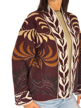 Carica l'immagine nel visualizzatore di Gallery, CARDIGAN JACQUARD DONNA MULTICOLOR
