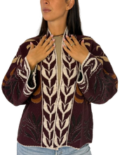 Carica l'immagine nel visualizzatore di Gallery, CARDIGAN JACQUARD DONNA MULTICOLOR
