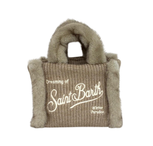 Carica l'immagine nel visualizzatore di Gallery, BORSA A MANO IN LANA BEIGE
