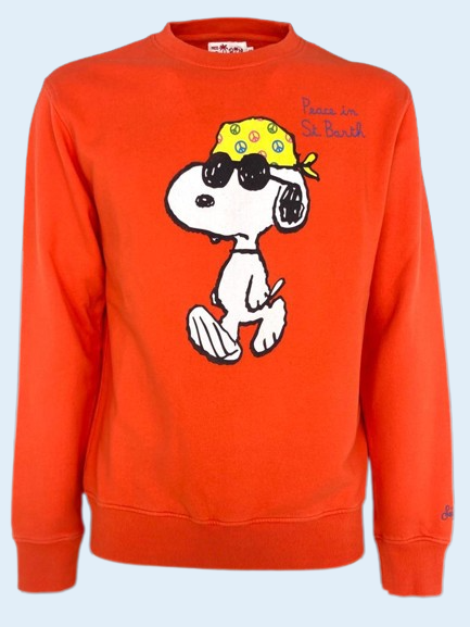 Felpa snoopy uomo best sale