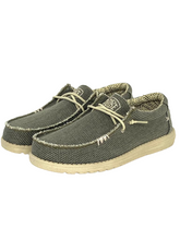 Carica l&#39;immagine nel visualizzatore di Gallery, MOCASSINO UOMO VERDE MILITARE 40003 WALLY BRAIDED
