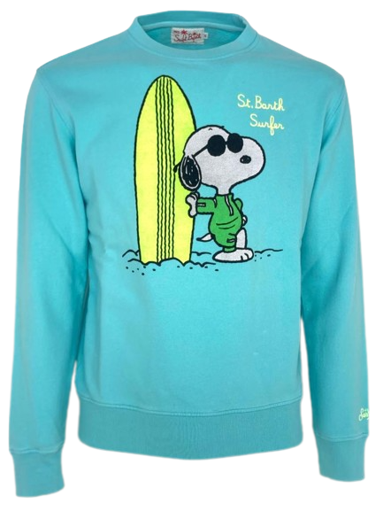 Felpa snoopy clearance uomo