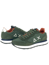 Carica l&#39;immagine nel visualizzatore di Gallery, SNEAKERS UOMO VERDE MILITARE Z43101 TOM SOLID NYLON
