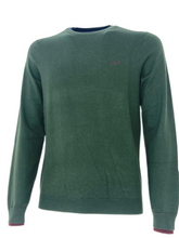 Carica l&#39;immagine nel visualizzatore di Gallery, PULLOVER UOMO VERDE MISTO LANA
